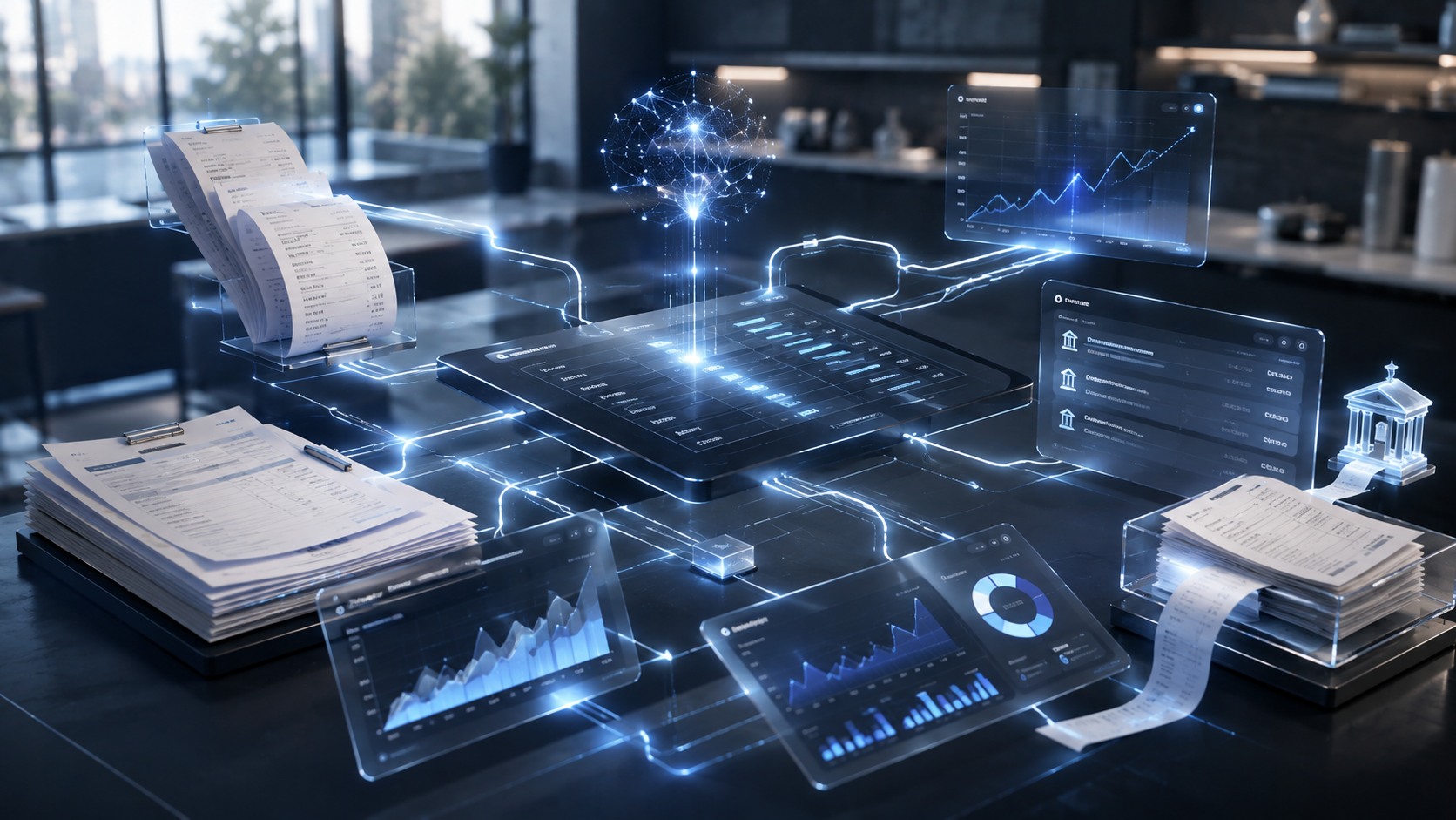 Best AI Accounting Software for Small Business in 2026 1 Best AI Accounting Software for Small Business showing AI-powered bookkeeping, expenses, invoices, and financial analytics.